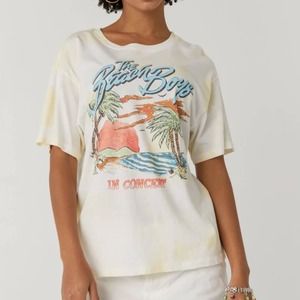 DAYDREAMER NWOT The Beach Boys In Concert Boyfriend Tee Tie Dye XS Oversized